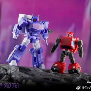 吴医生 原色 飞过山DW-E37震荡波DW-E38套装极小比例变形玩具模型