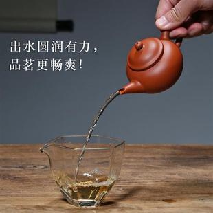 高档荆茗沁心宜兴紫砂壶回流老壶纯手工壶泡茶壶一厂小红泥小容量