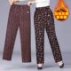 加绒棉裤 大码 中老年保暖裤 高腰护膝加厚宽松时尚 女款 推荐 秋冬季