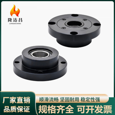 BJH01带座轴承法兰型背向组合向心轴承45钢发黑双列角接触轴承
