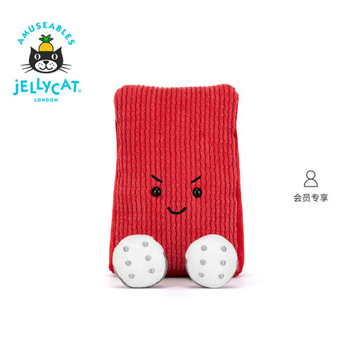 英国Jellycat趣味运动弗拉红牌毛绒玩偶公仔玩具礼物2026春夏新品