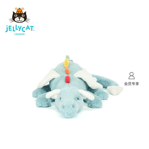 英国Jellycat天空龙毛绒玩具安抚玩偶儿童公仔娃娃陪伴生日礼物