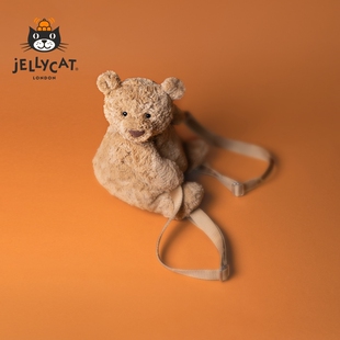 英国Jellycat巴塞罗熊背包双肩包小熊包毛绒玩具玩偶公仔生日礼物