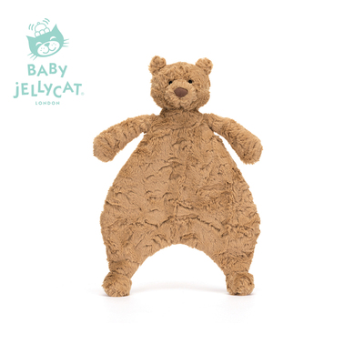 英国Jellycat巴塞罗熊安抚甜睡巾宝宝柔软哄睡安抚玩偶婴儿礼物