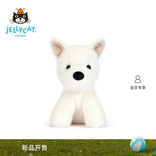 Jellycat门罗苏格兰梗幼犬狗崽西高地毛绒玩偶玩具生日新婚礼物