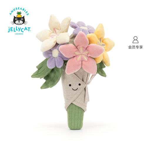 英国Jellycat趣味花束毛绒玩具