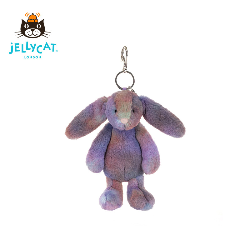 英国Jellycat致臻宙迪霍珀邦尼兔包包挂饰毛绒挂件钥匙扣生日礼物图片