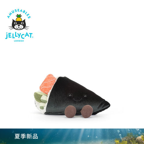 英国Jellycat趣味可糯饴手卷寿司毛绒玩偶公仔礼物2026夏季新品
