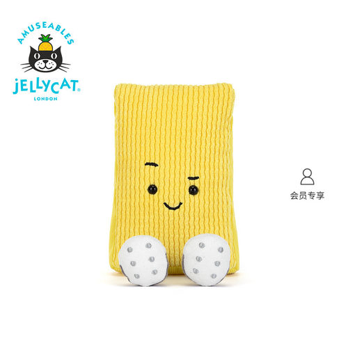 英国Jellycat趣味运动沃尼黄牌毛绒玩偶公仔娃娃礼物2026春夏新品