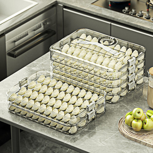 饺子盒食品级保鲜盒冷冻专用多层