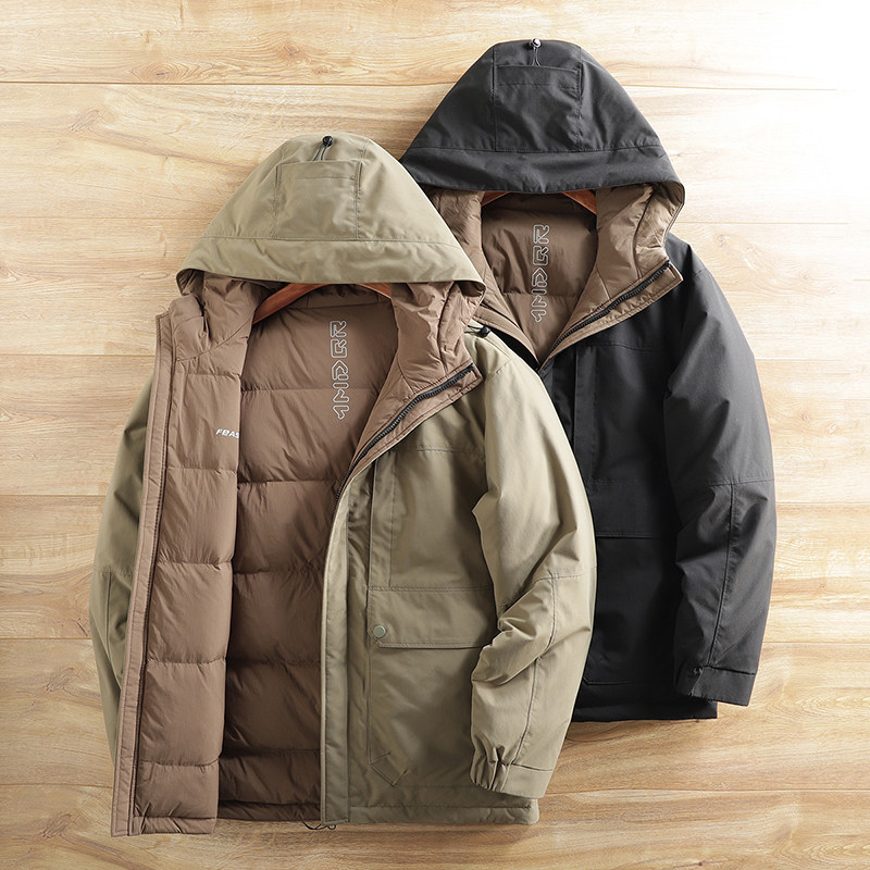 柜1899！可双面穿！90鸭绒户外防水加厚保暖御寒冬季男羽绒服外套,男装,羽绒服,淘宝优惠券,粉丝福利购,淘宝优惠卷