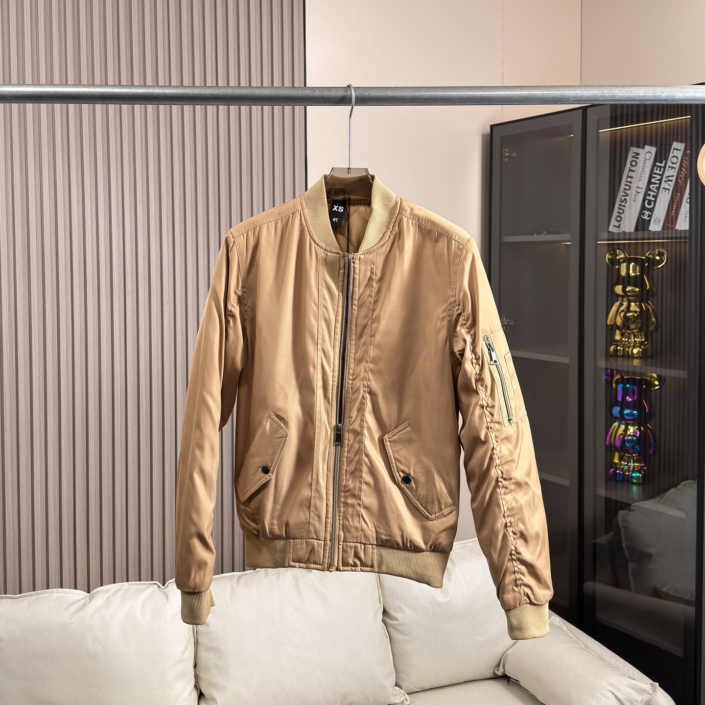 防风塔丝绸加厚保暖MA1飞行夹克