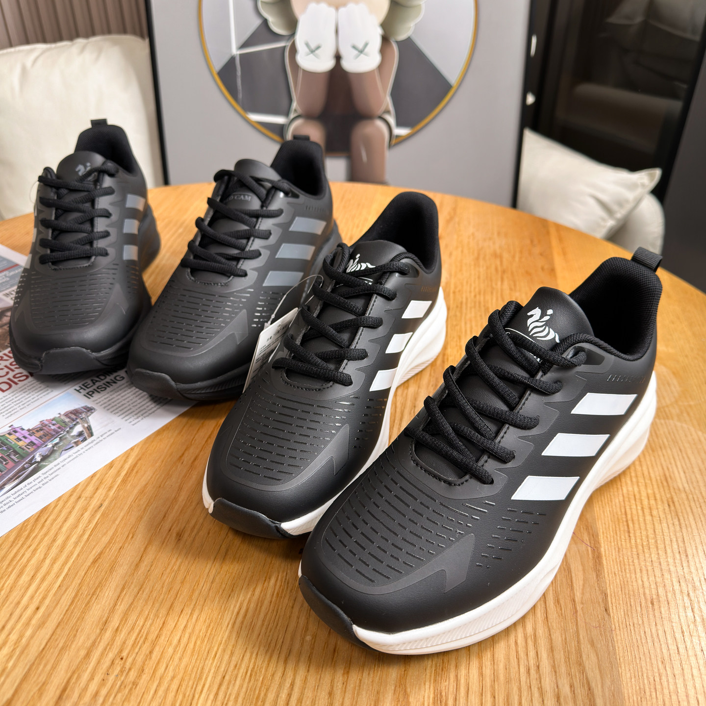 MD缓震大底透气飞织鞋时尚运动鞋