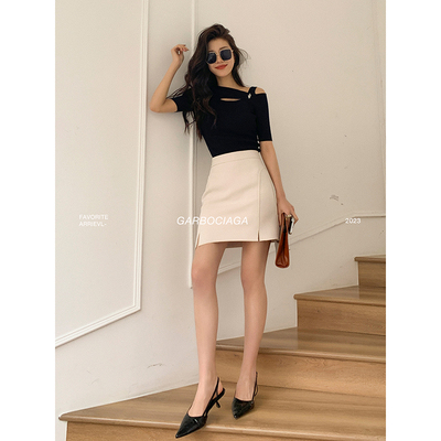 龙喜儿短裙通勤半身裙