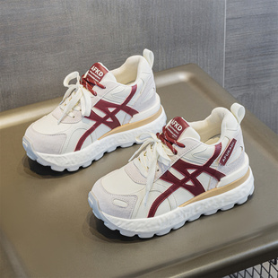 厚底时尚 运动阿甘鞋 小白鞋 潮流百搭休闲鞋 女秋季 外贸尾货工厂特价