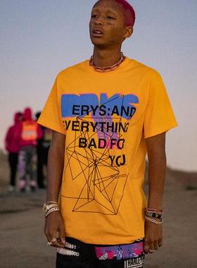 【独家发售】Jaden Smith MSFTSrep  ERYS T恤 男女同款 白色黄色
