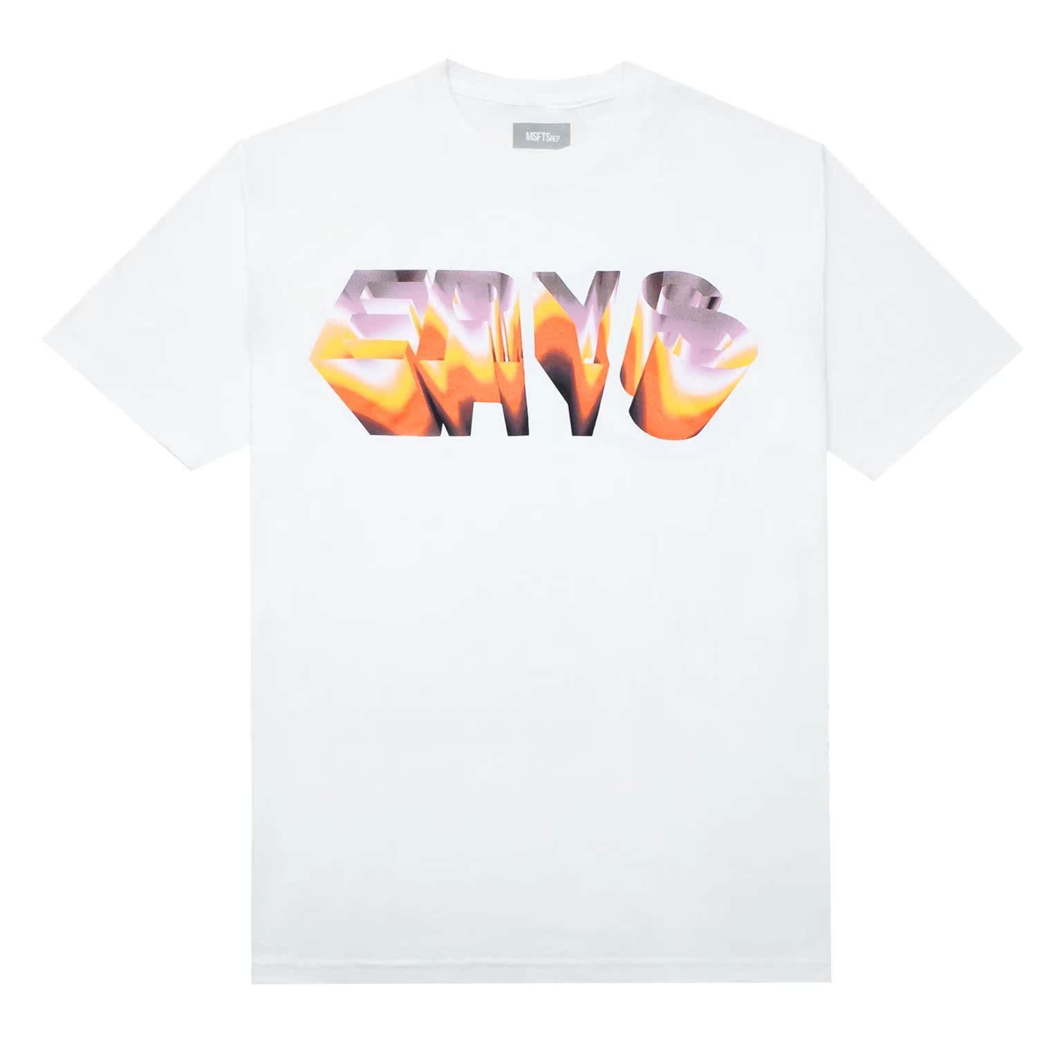 【独家发售】Jaden Smith MSFTSrep  CHROME 白色T恤 男女同款 男装 T恤 原图主图