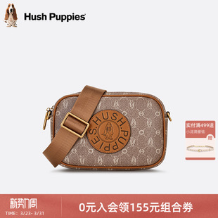 暇步士女包新款 休闲单肩斜挎包潮流轻奢小方包 复古印花相机包时尚