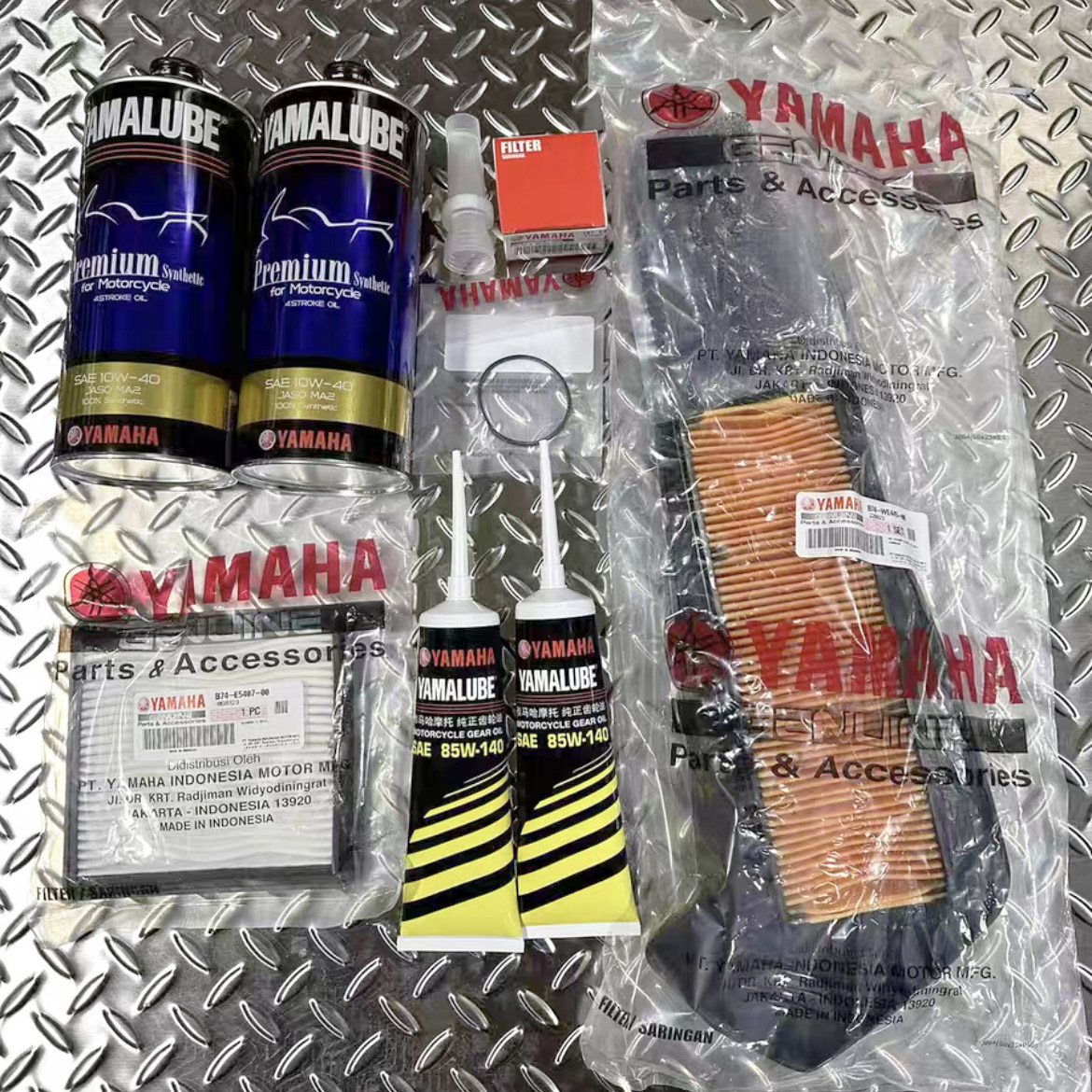 雅马哈原厂进口全合成机油 XMAX300保养套装 机滤 空气滤芯传动滤