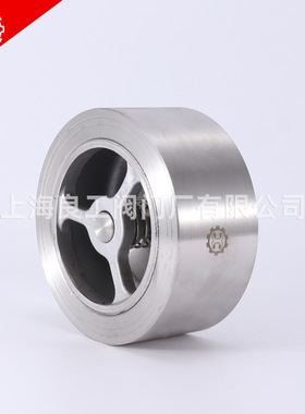 上海良工阀门锻造不锈钢对夹止回阀H71W-16P/25P/40P耐高压止回阀