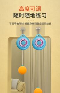 乒乓球成人训练器悬挂单人打回弹家用自练习神器亲子儿童手眼协调