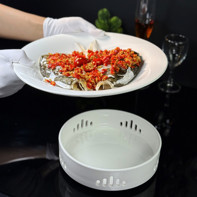 陶瓷加热剁椒鱼头鱼盘鱼炉套装