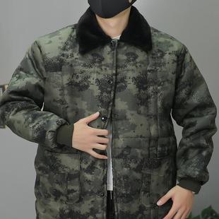 短款加绒加厚棉大衣男冬季劳保棉服冷库防寒保暖工作服加毛小棉袄