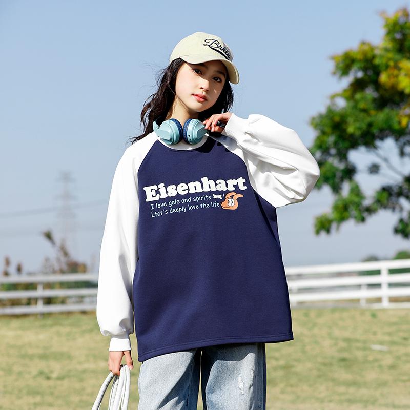 女童卫衣春秋季2025新款儿童洋