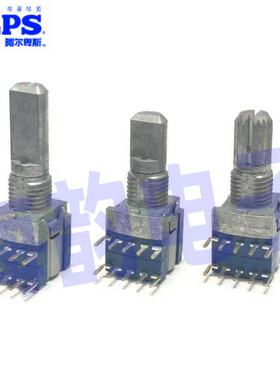 日本ALPS 旋转卧式2刀2档波段开关 信号切换双排10脚 SRBM120700