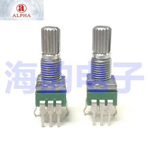 25K 3脚 50K 1M电位器RK09型单联立式 17轴 100K 台湾ALPHA艾华10K