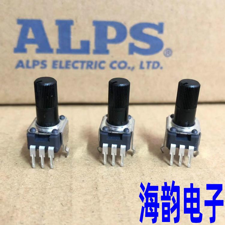 ALPS RK09型单联B10K电位器功放调音台音量调节旋钮 RK09K1130A5R