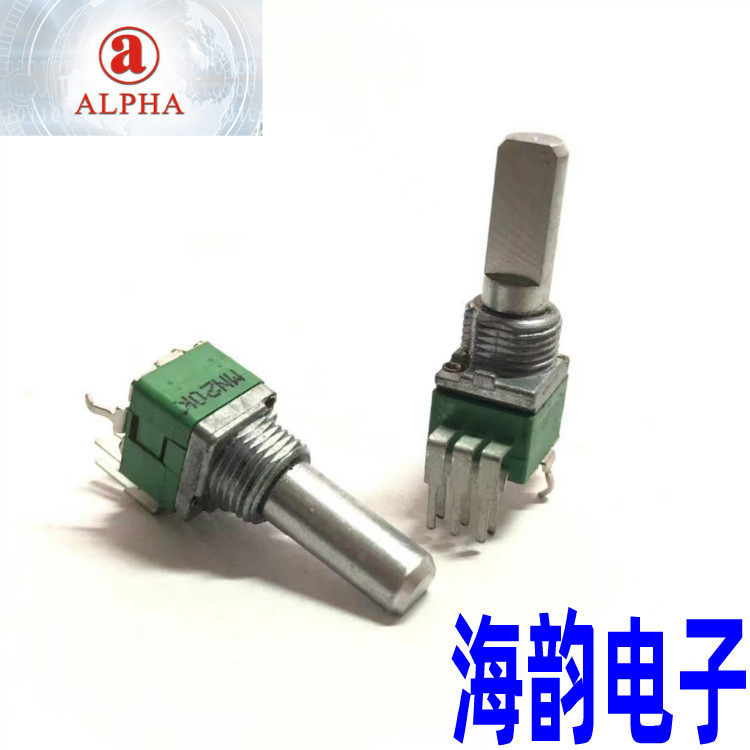 台湾alpha艾华 rk09型功放调音台mn20k音量平衡旋转电位器带中点