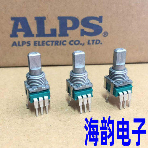 alps单联10k电位器103b带中点