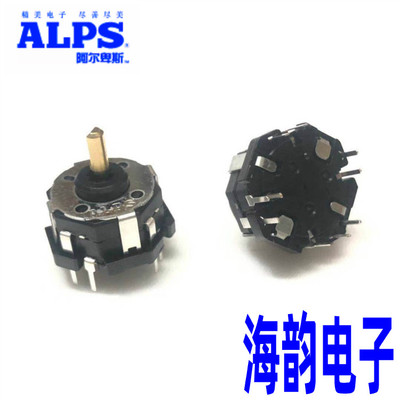 日本ALPS原装4向开关车载导航编码器按键RKJXT1F42001多功能开关