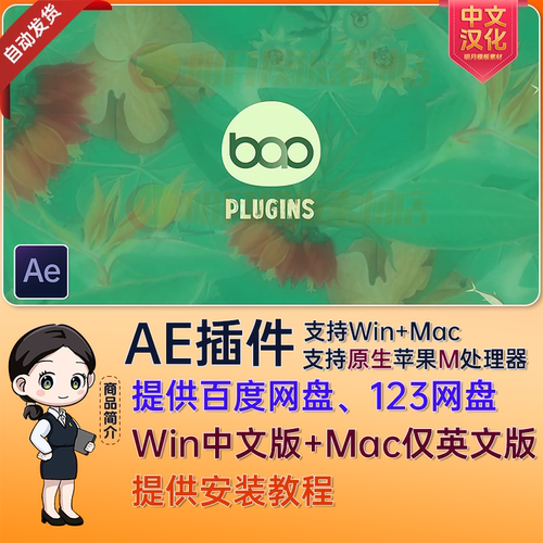 中文汉化AE插件 BAO Joint v1.0.4 手臂腿骨骼关节IK绑定 Win/Mac