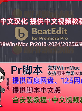 2026 PR插件BeatEdit V2.2音乐节奏节拍标记自动卡点插件中文汉化