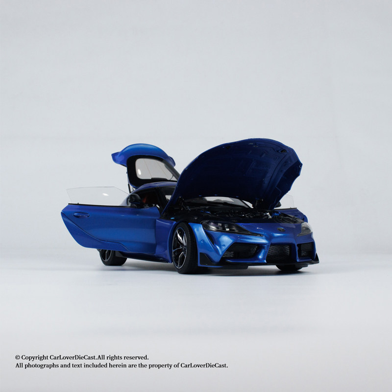 丰田速霸 Toyota Supra A90 牛魔王 WELL威尔 1:18 全开合金车模