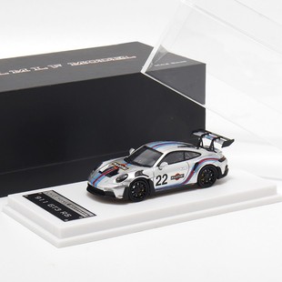 992GT3RS马天尼乐福门涂装 64保时捷911 合金汽车模型 LMLF1 现货