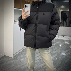 2023冬季新款立领潮牌面包服男士保暖羽绒棉服拼色休闲百搭防寒服