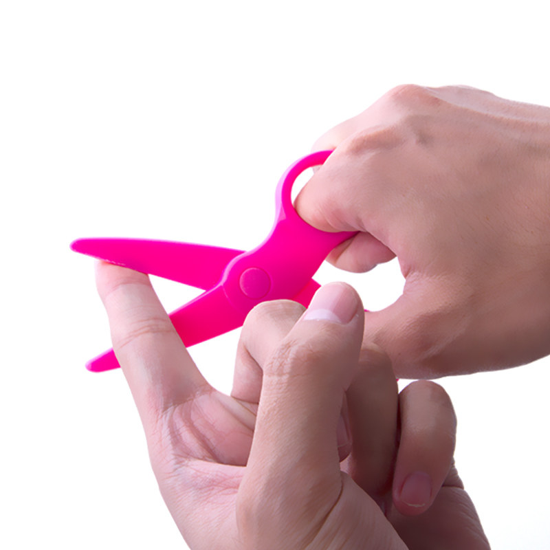 메일레 어린이 안전손가위  용 둥근머리 가위로 손이 아프지 않은 유치원 플라스틱  종이커팅