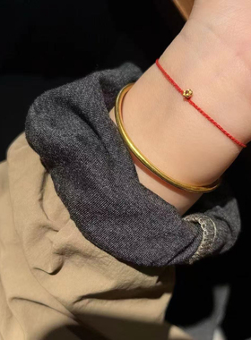 有钱花  原创绞丝纹好运红绳