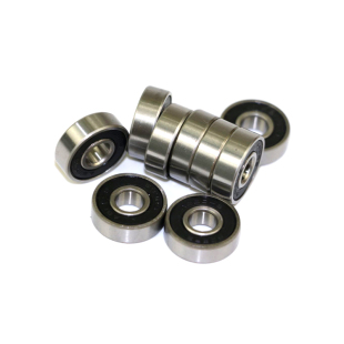 8个)ABEC-9轴承高速通用轴承枫木滑板鱼板轮滑鞋溜冰鞋鱼板国产