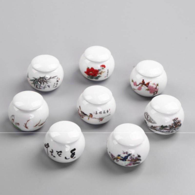 古风口红口脂盒化妆品小瓷瓶陶瓷罐子胭脂盒香粉复古代装药瓶旅行|ruв категории посуда, чайный сервиз, чайница - от Buy2taobao.com для оказания профессиональной услуги покупки агента Taobao