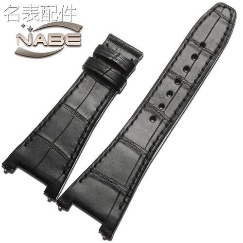 2025新款代用适用于手工定制真皮表带m订制真皮鳄鱼皮订做万国沛