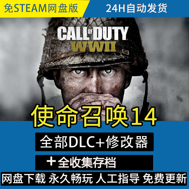 使命召唤14二战单机版 COD14二战单机中文免steam全剧情汉化游戏_虎窝淘