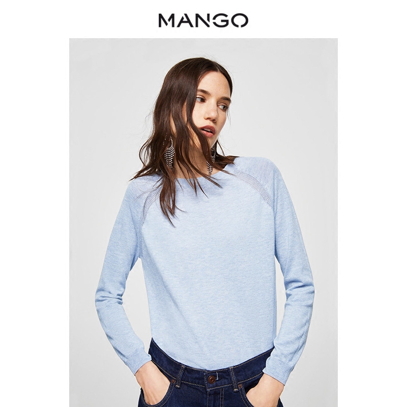 MANGOÅ®×°2018´ºÏÄÍøÑÛϸ½ÚÃÞÖÊ»ì·ÄëÒ ʱÉÐÔ²Áì´òµ×ÉÀ23065668