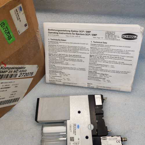 SCHMALZ施迈茨真空发生器SMP 25 NC AS VD 10.02.02.00588/3 原厂