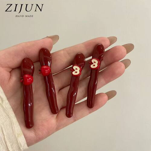 韩国可爱小苹果刘海发夹