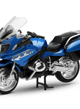 新款 1:R1250RT合金摩托车模仿真滑行联动转向精美摆件男生礼物