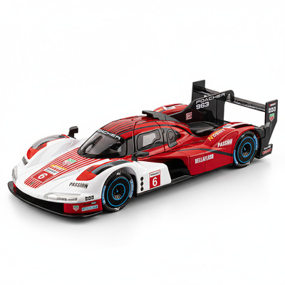 新款 1:22保捷963合金跑车模型声光大男孩创意礼物办公室陈列